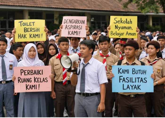 Video Aksi Damai Pelajar di Palembang Viral, Warganet Soroti Edukasi Demokrasi Sejak Dini