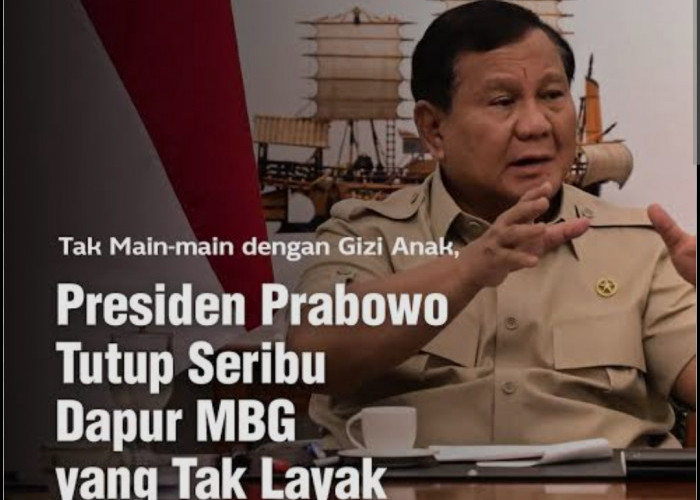 Prabowo Tegas Tutup Dapur MBG Tak Standar, Ribuan SPPG Dievaluasi