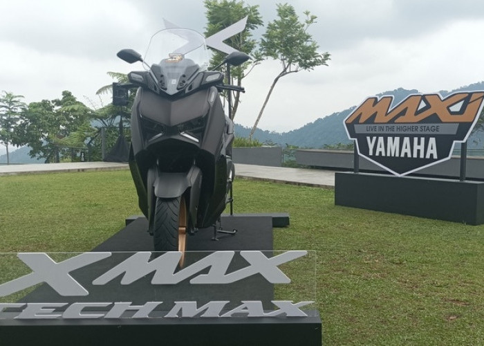 Keren Nih, Yamaha Meluncurkan XMAX 250 Tech Max, Skutik Premium dengan Desain Mewah dan Aksesori Terkini