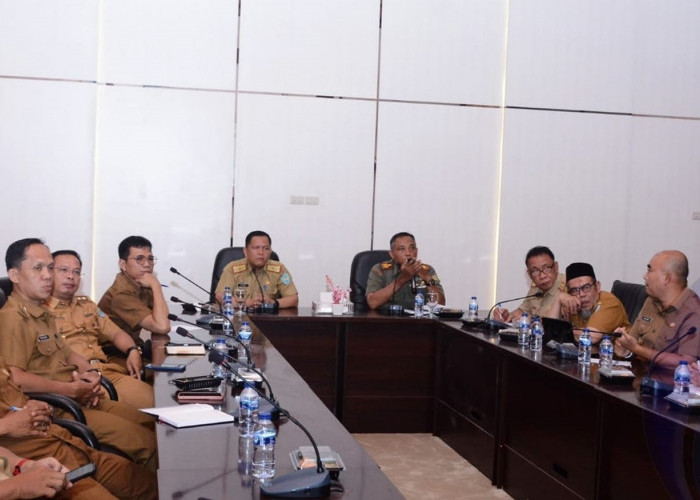 Rapat Koordinasi Persiapan Dukungan Lahan untuk Pembangunan Unit Pelayanan Makanan Bergizi di OKU Selatan