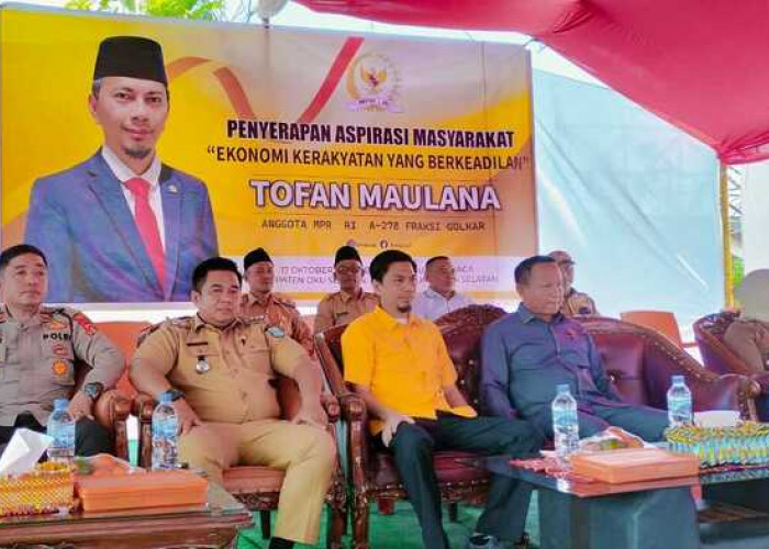 Warga Desa Way OKU Selatan Merasa Dapat Anugerah saat Dikunjungi Anggota DPR RI Tofan Maulana