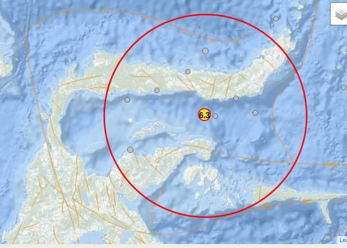 UPDATE  Gempa Bumi 6,3 Magnitudo Guncang Gorontalo, Tidak Beepotensi Tsunami