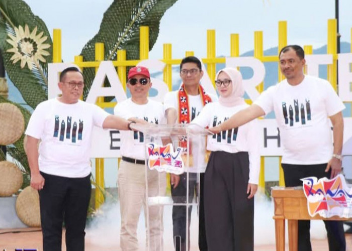 Sinergi Dua Daerah, Pasar Tematik Danau Ranau Diresmikan