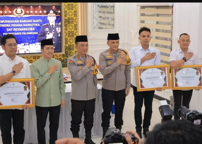 Polrestabes Palembang Musnahkan Ribuan Gram Narkoba, Tegaskan Komitmen Perang Melawan Peredaran Gelap
