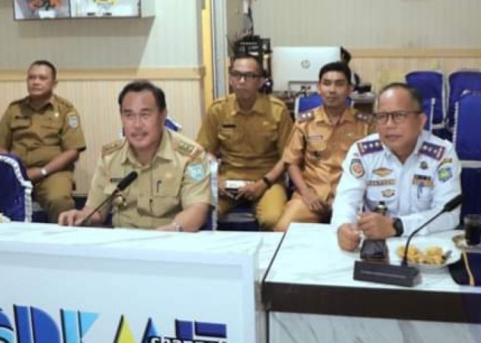 Rapat Virtual Pemerintah Kabupaten OKU Selatan Bersama Kemendagri Bahas Pengendalian Inflasi