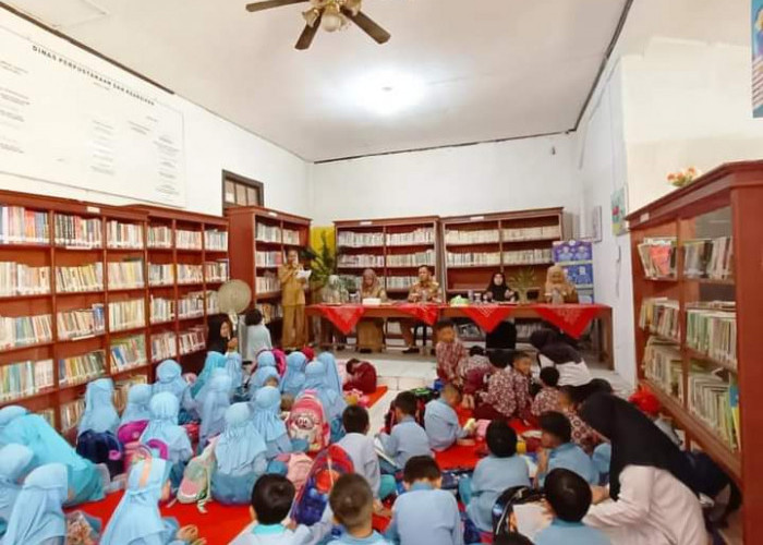 Dinas Perpustakaan OKU Selatan Berikan Pelayanan Edukatif ke Siswa