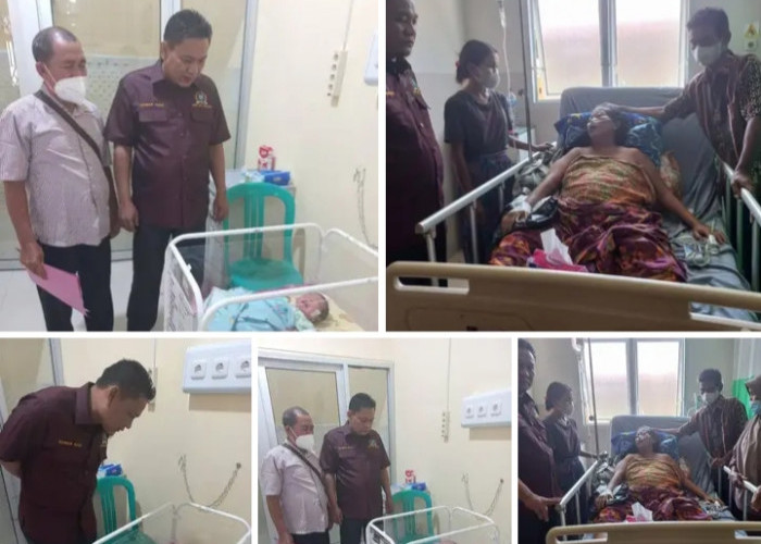 Anggota DPRD Dapil 2 Kunjungi Bayi Yang Alami Kelainan Usus di RSUD Muaradua