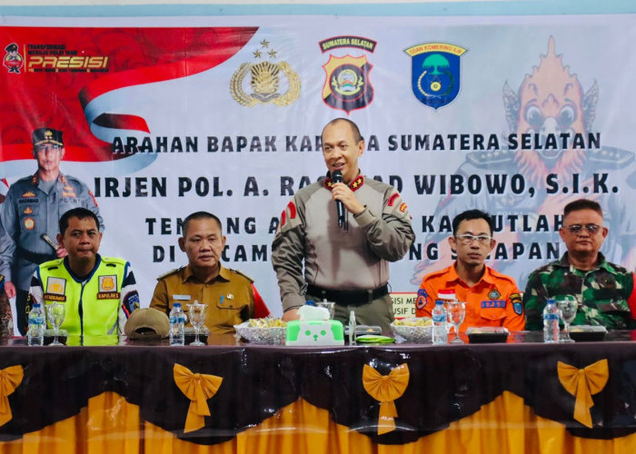 Kapolda Sumsel Tekankan Sinergitas dalam Penanggulangan Karhutla di Kecamatan Tulung Selapan