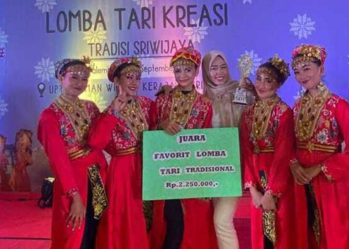 Sanggar Tari Putri Seminung Raih Gelar Favorite di Lomba Tari Tradisi Sriwijaya di Palembang 2023
