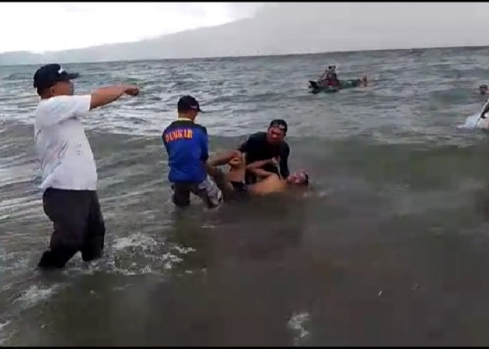 Pengantin Baru Tenggelam di Pantai Pelangi Saat Berenang