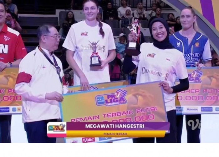 Megawati Hangestri Dinobatkan sebagai MVP Proliga 2024 Usai Kemenangan Dramatis Jakarta BIN