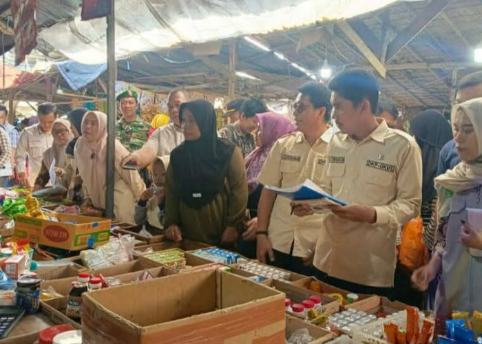 TPID OKU Selatan Sidak Pasar, Pastikan Ketersediaan dan Harga Bahan Pokok Aman