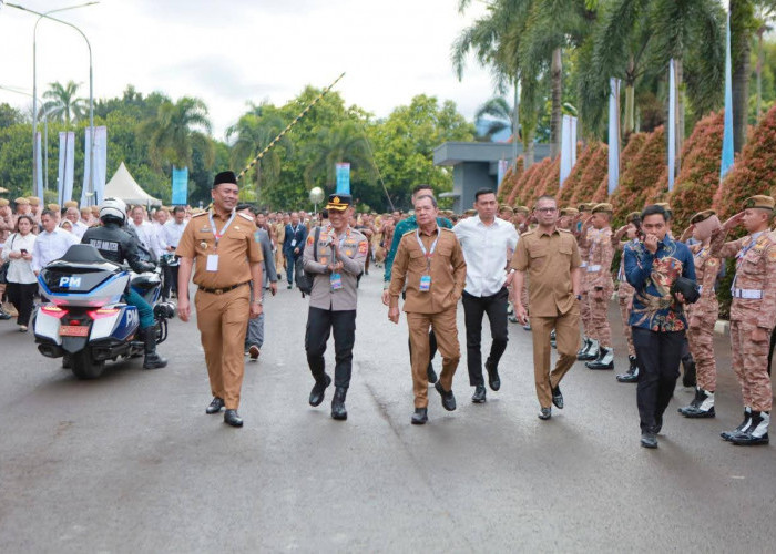 Perkuat Sinergi Pusat–Daerah, Bupati dan Wabup OKU Selatan Hadiri Rakornas 2026