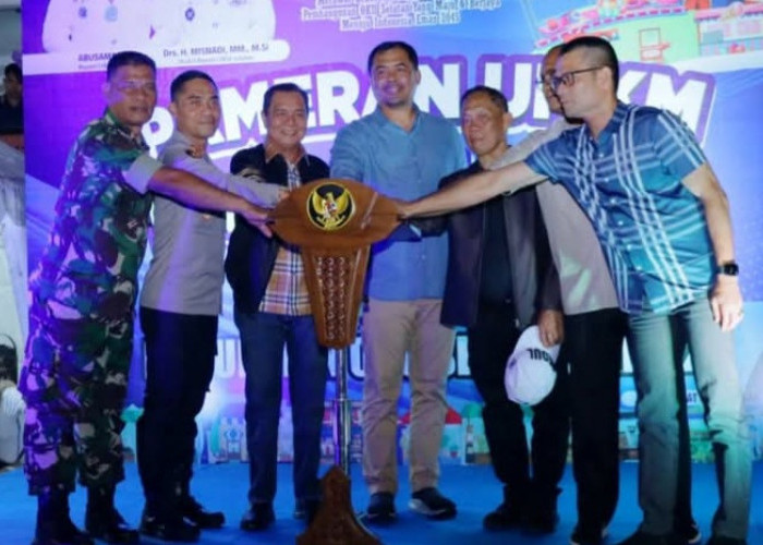 Bupati Abusama Resmikan Pasar Malam dan Pameran UMKM HUT ke-22 OKU Selatan
