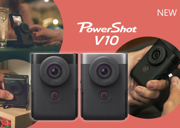 Canon PowerShot V10, Kamera Vlogging Terbaru untuk Konten Kreator dengan Kualitas Video Berkualitas Tinggi