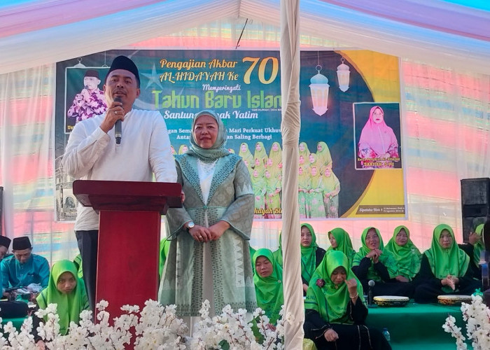 Abusama Misnadi Hadiri Pengajian Akbar Al-Hidayah ke-70 di Oku Selatan
