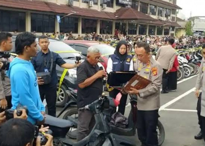 Ratusan Motor dan Mobil Curian di Sumsel Dikembalikan ke Pemiliknya