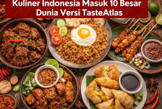 Kuliner Indonesia Masuk 10 Besar Dunia Versi TasteAtlas, Rajai Asia Tenggara