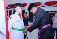 Bupati OKU Selatan Kukuhkan Paskibraka Tingkat Kabupaten Tahun 2026