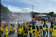 Field Trip TK RA Attho’ah, Damkar OKU Selatan Edukasi Pencegahan Kebakaran di Danau Ranau