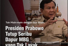 Prabowo Tegas Tutup Dapur MBG Tak Standar, Ribuan SPPG Dievaluasi