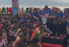 Ribuan Pelari Ramaikan Run D’Ranau, Danau Ranau Jadi Magnet Sport Tourism