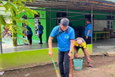 Warga Binaan Pemasyarakatan Lapas Muaradua Kompak Gelar Kerja Bakti Sambut Ramadan