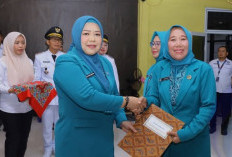 Ketua TP PKK Kabupaten OKU Selatan Ny. Yohana Abusama Lantik Ketua TP PKK Kecamatan Muaradua dan Runjung Agung