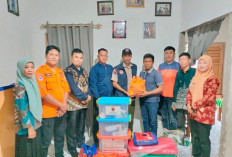 BPBD OKU Selatan Survei Longsor Tekana dan Salurkan Bantuan Korban Bencana