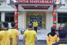 Waka Polres OKU Selatan Pimpin Apel Persiapan Gotong Royong di Kawasan Wisata Danau Ranau